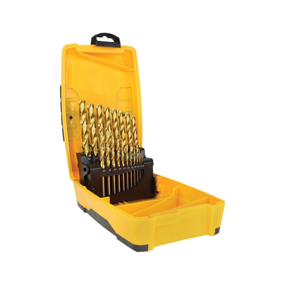 ALPHA DRILL BIT SET HSS METRIC 1-10MM - 19 PCE